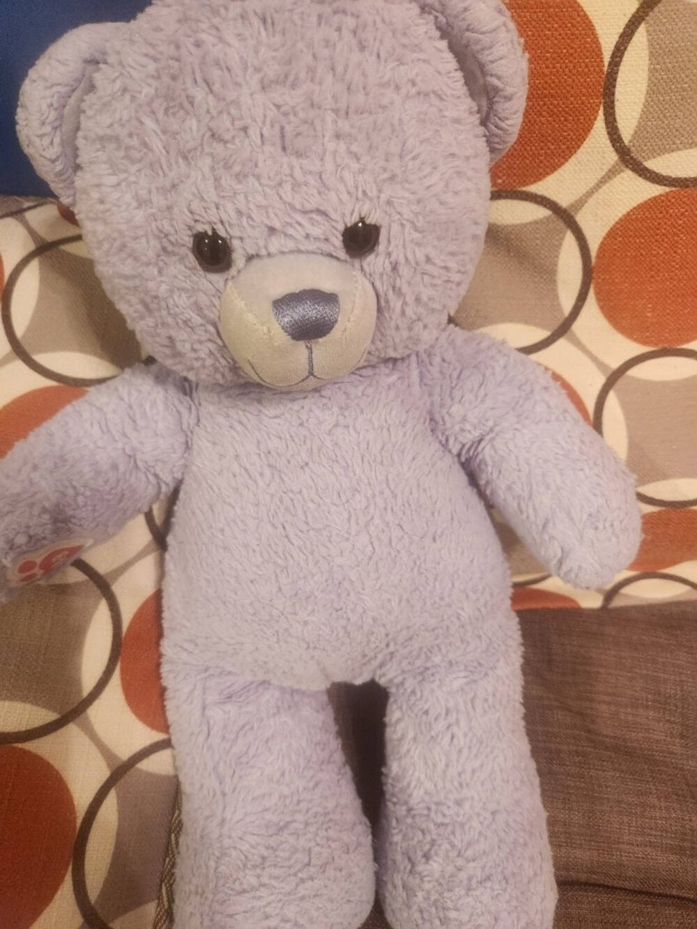 build a bear lavander plush no tags